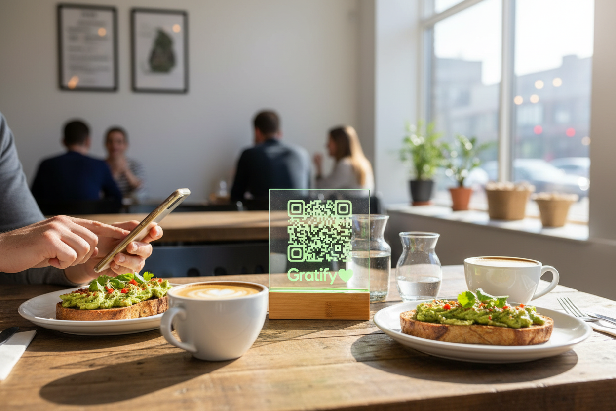 Gratify Example Gratify | Ireland's #1 Digital Tipping & Rewards Platform